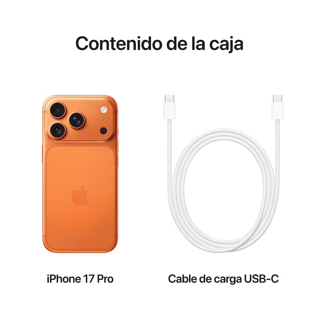 Apple iPhone 17 Pro 256GB Naranja cósmico móvil libre  - 1 319€